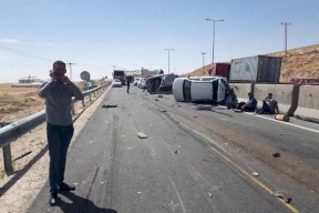 الأردن: وفاة 4 أشخاص وإصابة 20 أخرين في حادث سير مروع