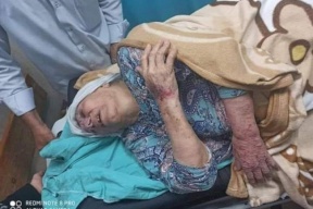 بيان خجول من الجبهة الشعبية بعد الاعتداء على المناضلة أم جبر وشاح بغزة