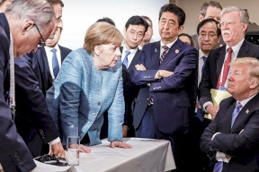 ترامب شتم ميركل وقال إنها غبية ووصف تيريزا ماي بالحمقاء!