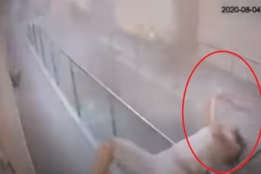 فيديو مرعب..لحظة إصابة زوجة السفير الهولندي بانفجار بيروت