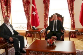 هنية يصل تركيا قادما من الدوحة