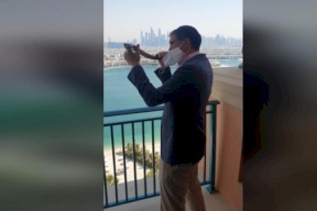 فيديو .. حاخام يهودي يحتفل بمناسبة رأس السنة العبرية في دبي