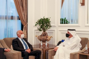 وزير خارجية قطر يؤكد للرجوب دعم المصالحة الفلسطينية