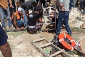 فاجعة- مصرع 6 مواطنين داخل حفرة امتصاص بالخليل