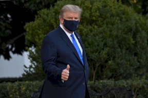 ترامب يغرد من داخل المستشفى.. ماذا كتب؟