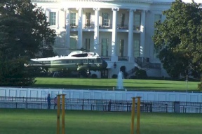 بالصور- نقل ترامب إلى المستشفى