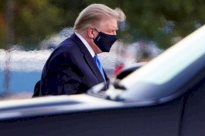 فيديو يوضح معاناة ترامب في التقاط أنفاسه بعد الخروج من المستشفى