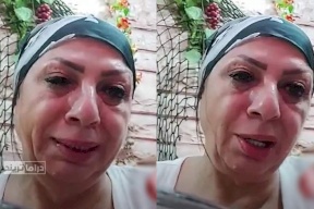 فيديو- غادة بشور تظهـر في مقطع مصور وهي تجهـش بالبكـاء