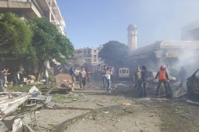 عشرات القتلى والجرحى بانفجار مستودع ذخيرة شمالي إدلب 