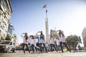 حملة "صوتِك مهم" تطلق أولى فعالياتها وسط مدينة رام الله