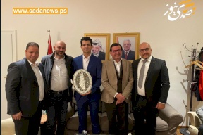 فيديو وصور- فلسطين تكرم الشاب أسامة جودة على بطولته في هجوم النمسا