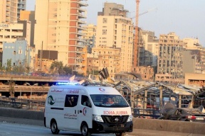 فيديو- لاجئ سوري من أضرم النار في نفسه في بيروت