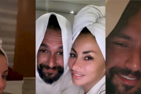 شاهد- فيديو جريء لديمة بياعة مع زوجها داخل الحمّام