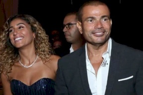 هكذا رد عمرو دياب على أنباء انفصاله عن دينا الشربيني