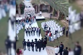 احتفال بزفاف يهودي للمرة الأولى في الإمارات.. فيديو