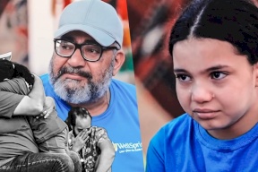 فيديو: نجم الكوميديا يوجه رسالة لابنته وهو يبكي