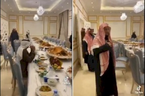 شاهد.. الداعية عائض القرني يتصدر تويتر في السعودية بعد مقطع الوليمة الضخمة لضيوفه