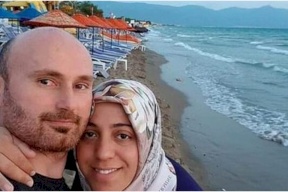 فيديو يوثق اللحظات الأخيرة لحامل دفعها زوجها من أعلى جبل بعدما التقطا السيلفي