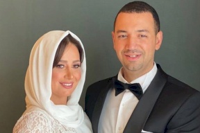 صورة| أول ظهور لحلا شيحة ومعز مسعود بعد زواجهما