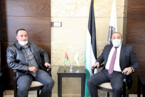 النائب العام يلتقي مساعد مدير عام الشرطة الفلسطينية للبحث الجنائي