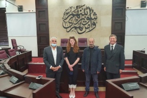 أمين عام المجلس التشريعي يلتقي القنصل البريطاني العام