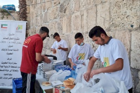 صور| مؤسسة وفا للتنمية وبناء القدرات تطلق مشروع إفطار الصائم في المسجد الأقصى