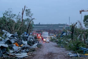 إعصار يتسبب بقتلى وجرحى وتدمير ممتلكات في ووهان الصينية