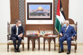 الرئيس يستقبل وزير الخارجية الألماني في رام الله