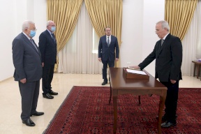 سمير الرفاعي يؤدي اليمين القانونية أمام الرئيس سفيرا لدى سوريا