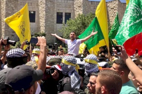 تشييع جثمان الشهيد فادي وشحة في بيرزيت