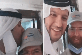 إماراتي يقبل رأس إسرائيلي ويثير ضجة واسعة "شالوم شالوم.. هذا أخوي" (فيديو)