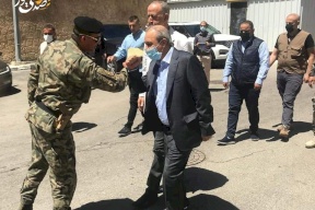 صور| قادة المؤسسة الأمنية يعقدون إجتماعاً في قيادة منطقة نابلس