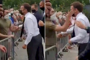 كشف هوية "صافع ماكرون" والعقوبة المتوقعة بحقه