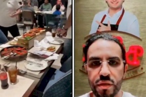 موظفة استقبال في مطعم بوراك بدبي تثير غضب محامي سعودي بسبب ما فعلته! (فيديو)