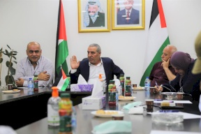 الشيخ يلتقي لجنة إقليم حركة فتح بمحافظة سلفيت