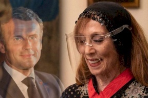 شاهدوا كيف أصبح شكل فيروز بعد آخر صورة لها مع ماكرون قبل 10 أشهر