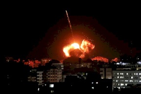 الاحتلال يقصف موقعا جنوب مدينة غزة