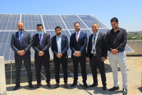 بلدية المصدر تفتتح مشروع الطاقة الشمسية