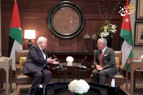 الرئيس يصل عمان ويجتمع مع العاهل الأردني