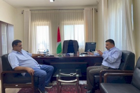 "أبو العيله" يلتقي برئيس اتحاد الجاليات الفلسطينية في أوروبا ونقاش سُبل التعاون