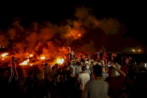 إصابات جراء قمع الاحتلال لفعاليات الارباك الليلي على حدود غزة
