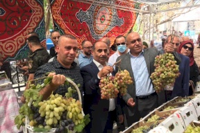 انطلاق مهرجان تسويق العنب في جنين