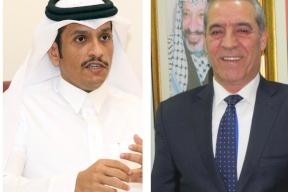 الشيخ يبحث مع وزير خارجية قطر التطورات السياسية والتحرك المشترك