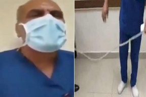"فيديو مهين" يثير ضجة في مصر: طبيب يطلب من ممرض مسن السجود لكلبه! (شاهد)