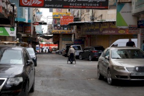 الإضراب يعم مدينة جنين نصرة للاسرى