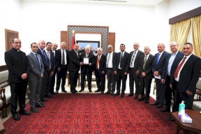 الرئيس يستقبل رؤساء الجامعات الفلسطينية في المحافظات الشمالية والقدس