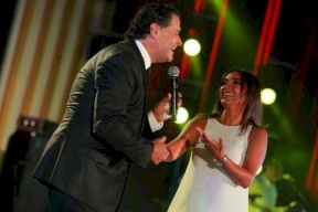 فيديو| بعد رقصها المثير للجدل مع راغب علامة.. روجينا تعلق لأول مرة وهذا موقف زوجها 