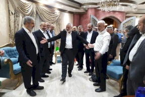 صور| التئام وفد حماس من الداخل والخارج في القاهرة
