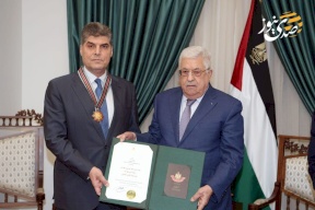 بالصور- الرئيس وجهاز الشرطة يكرمون اللواء حازم عطا الله بعد انتهاء مهامه