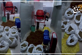 صور| الاجهزة الامنية تضبط معملا لتصنيع مادة "النايس" المخدرة في الرام